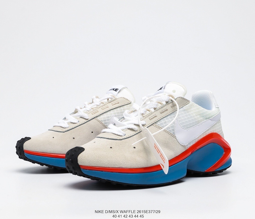 2020 Nike D-MS-X Waffle White Red Blue Running Shoes 2020 Nike D-MS-X Waffle White Red Blue Running Shoes